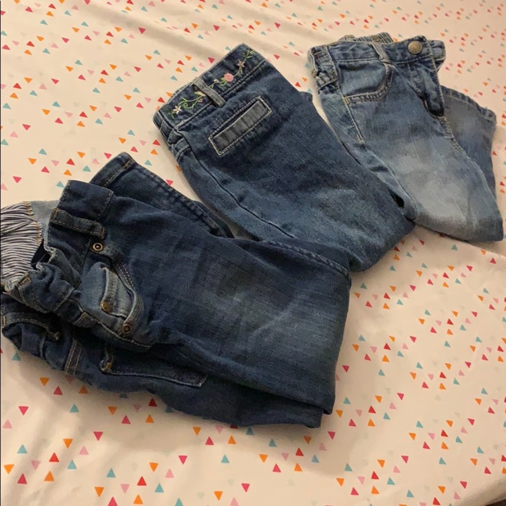 Bundle of 3 toddler jeans